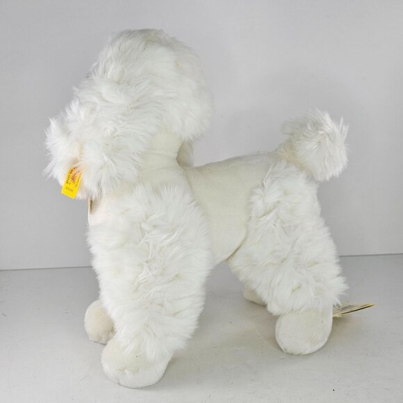 Steiff Mopsy Poodle Plush Dog White 079382 With Original Tags - Picture 12 of 14
